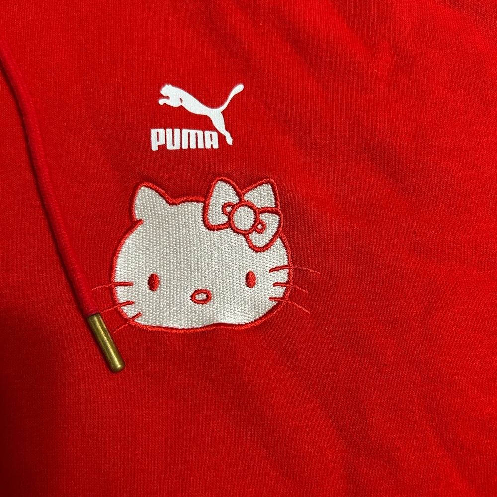 Puma Red Hoodie Hello kitty sanrio - Picture 6 of 13